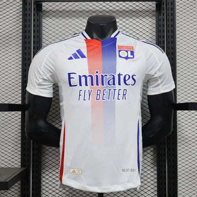 2024/2025 Player Version Lyon Home Football Shirt