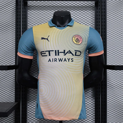 2024/2025 Player Version Manchester City Fourth Away Football Shirt