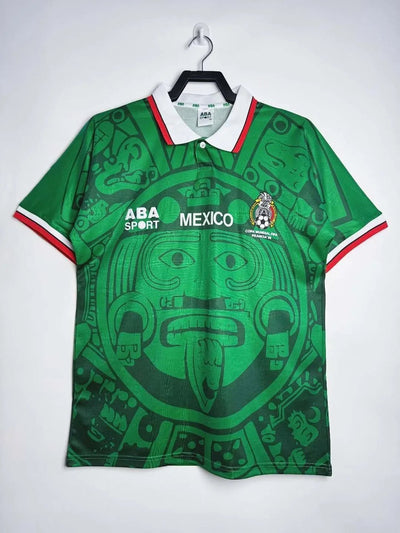 1998 Retro Mexico Home Football Shirt - DripJerseys