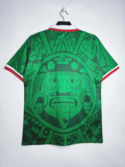 1998 Retro Mexico Home Football Shirt - DripJerseys