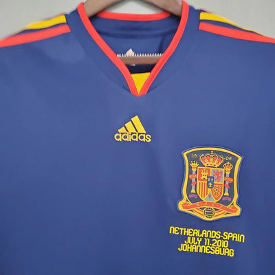 2010 Retro Spain Away Soccer Shirt - DripJerseys