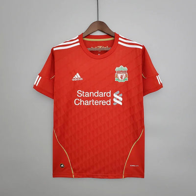 2010/2011 Retro Liverpool Home Football Shirt - DripJerseys