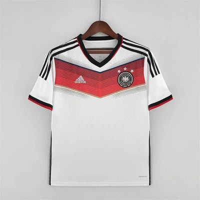 2014 Retro Germany Home Soccer Jersey - DripJerseys