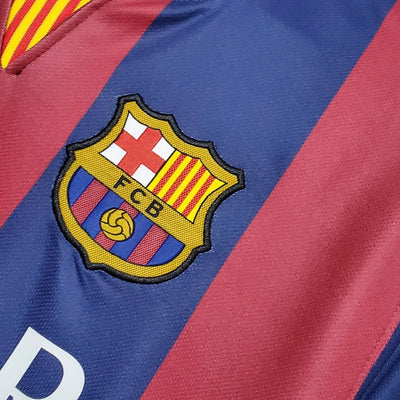 2014/2015 Retro Barcelona Football Shirt Home - DripJerseys