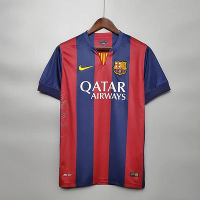 2014/2015 Retro Barcelona Football Shirt Home - DripJerseys