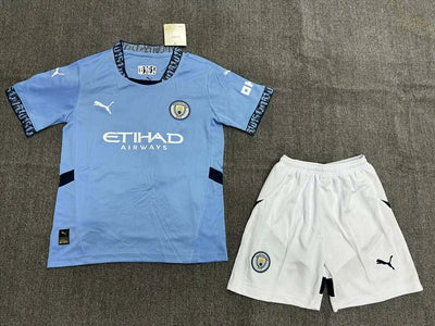 2024/2025 Manchester City Home Football Shirt kids