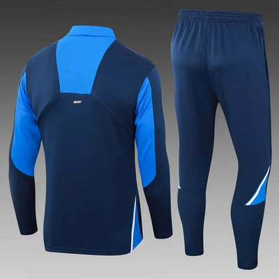 2024/2025 Porto Half-Pull Training Suit Blue Football Shirt Set