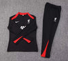 2024/2025 Liverpool Half-Pull Training Suit Black Jersey