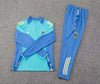 2024/2025 Ajax Half-Pull Training Suit Baby blue Football Shirt